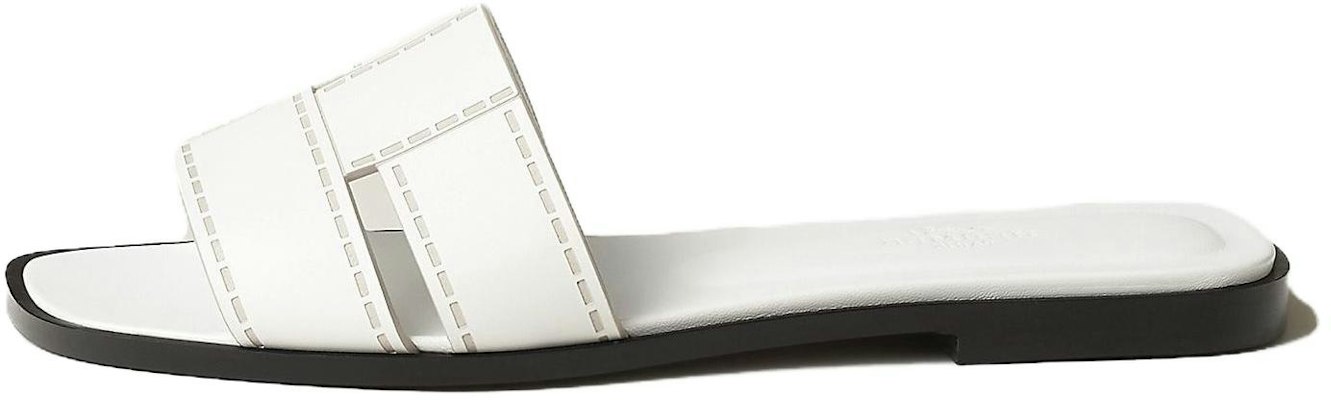 (Women) HERMES Idioma White Comfortable Minimalist Slide Sandals H241099Z 90 Buy (Women) HERMES Idioma White Comfortable Minimalist Slide Sandals H241099Z 90