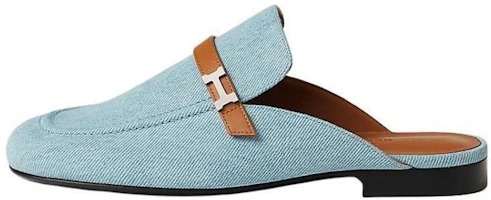 (Women) HERMES Iena Fashion Comfortable Slip-On Sandals Women Blue H241038Z CB (Women) HERMES Iena Fashion Comfortable Slip-On Sandals Women Blue H241038Z CB