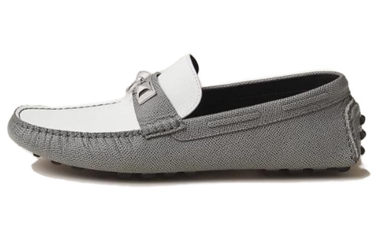 (W) HERMES Irving Loafer 'Grey White'
