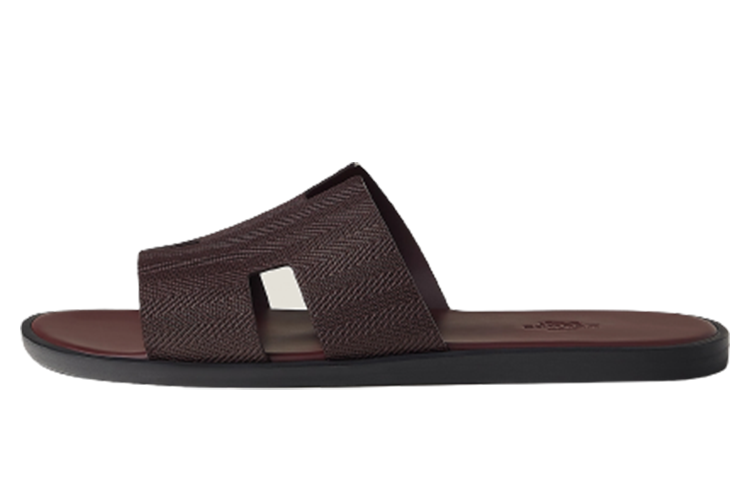 (W) HERMES Izmir Sandal 'Reddish Brown'