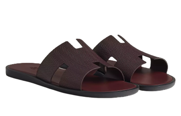 (W) HERMES Izmir Sandal 'Reddish Brown' 圖 3