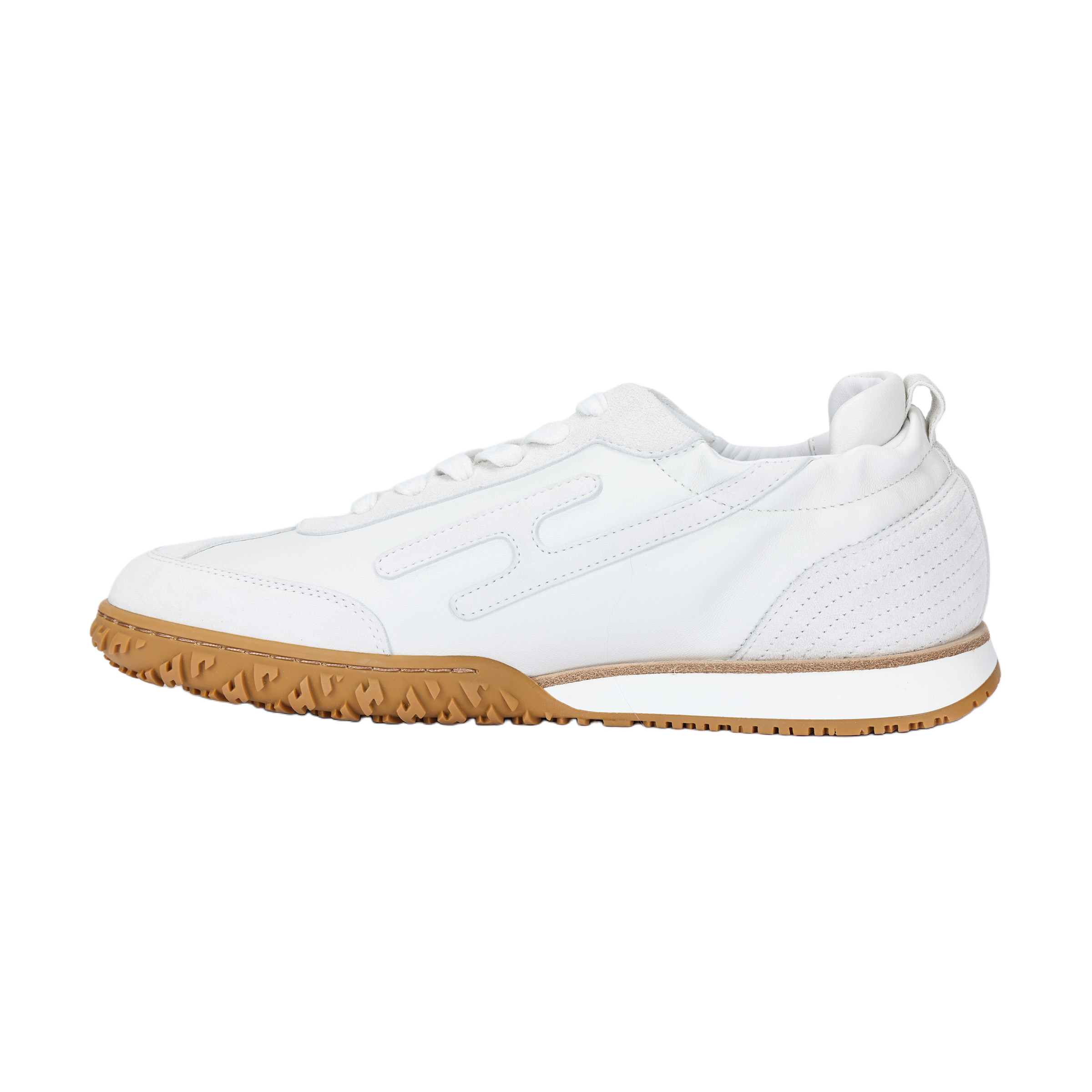 (Women) HERMES Jet Leather Low-Top Casual Sneakers White H242154Z 90