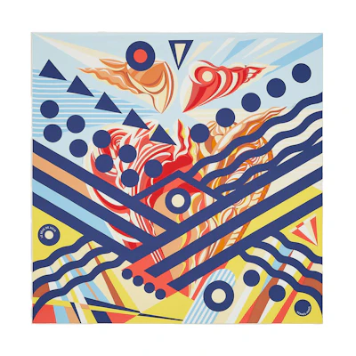 (Women) HERMES Julia's Dream Silk Scarf Multicolor for Women. H003096s 08