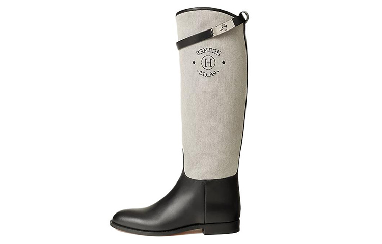 (Women) HERMES Jumping 'Black Grey' H231081Z-PN