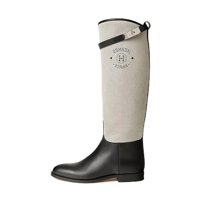 (W) HERMES Jumping 'Black Grey'