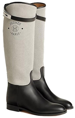 (Women) HERMES Jumping 'Black Grey' H231081Z-PN Order (Women) HERMES Jumping 'Black Grey' H231081Z-PN
