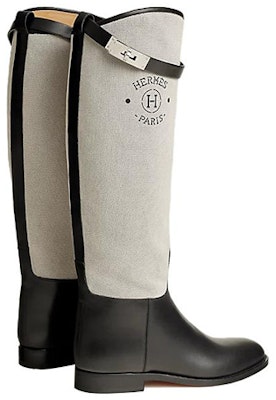 (Women) HERMES Jumping 'Black Grey' H231081Z-PN Lookbook (Women) HERMES Jumping 'Black Grey' H231081Z-PN
