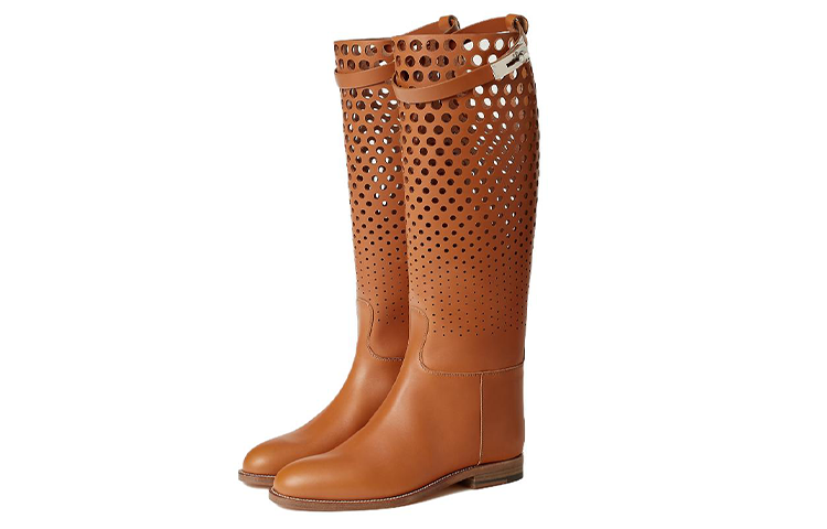 Order (W) エルメス ジャンピング 茶色レザー H231241Z-A3