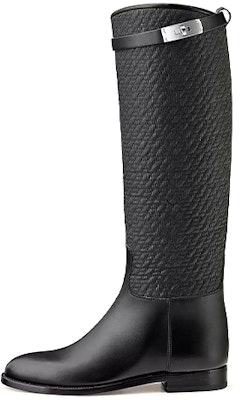 (Women) HERMES Jumping 'Quilted Canvas and Calfskin Black' H212120Z-023 Buy (Women) HERMES Jumping 'Quilted Canvas and Calfskin Black' H212120Z-023