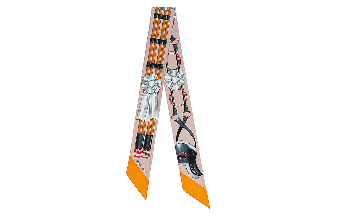 (Women) HERMES Jumping Scarf 100% Silk Twill Designer Accessory H061526S-19