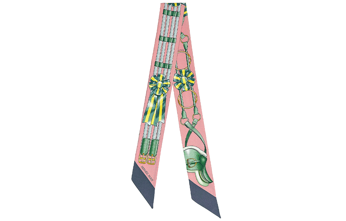 (Women) HERMES Jumping Twilly Scarf for Women - Pink H061526S-09 圖 2