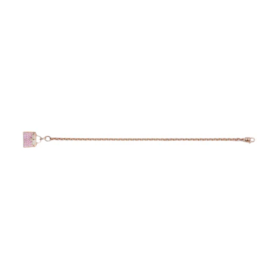 (Women) HERMES Kelly Amulette 18K Rose Gold Bracelet for Women. H121412B 00SH