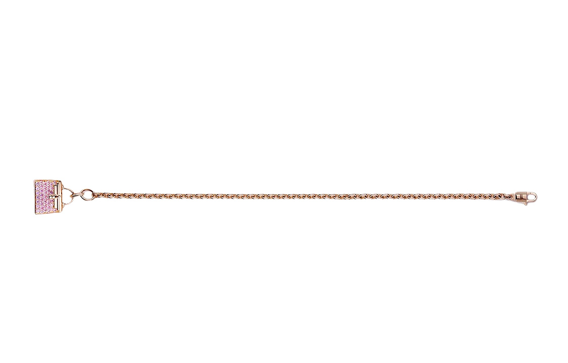 (Women) HERMES Kelly Amulette 18K Rose Gold Bracelet for Women. H121412B 00SH 圖 2