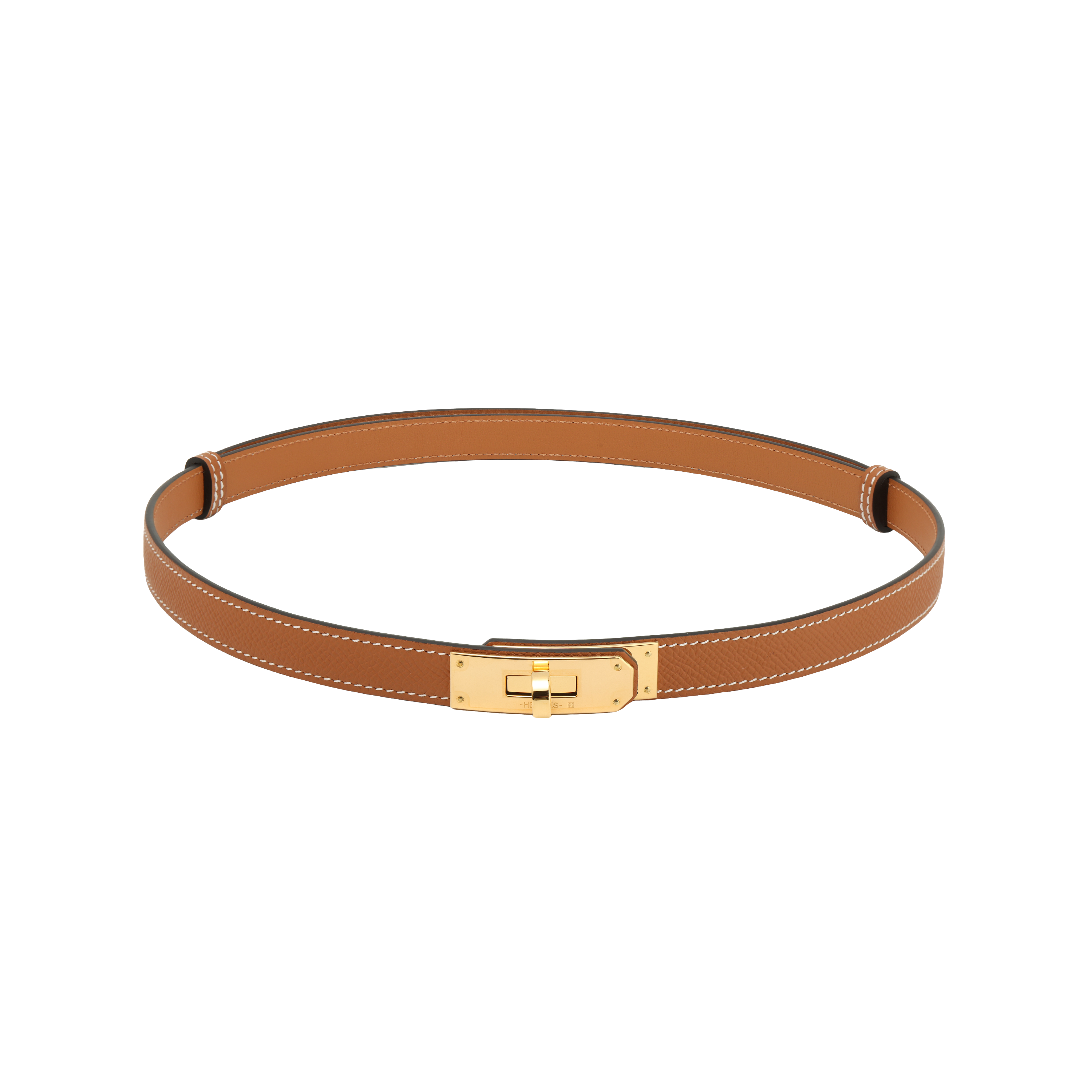 (Women) HERMES Kelly Belt Epsom Leather Gold 1.8cm with Gift Box H069853CC37 圖 3