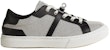 (W) HERMES Kelly Canvas & Kulit Low-Top 'Kelabu Hitam' H221195Z-PN