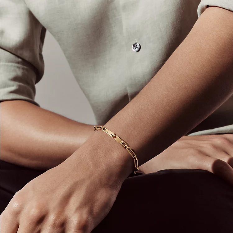 (Women) HERMES Kelly Chaine 18K Gold Bracelet  Gold Small Size. H218470B 00SH 圖 4