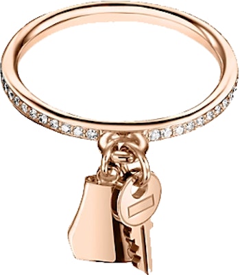 (Women) HERMES Kelly Clochette 18K Rose Gold Diamond Key Ring for Women. H220651B-000 Order (Women) HERMES Kelly Clochette 18K Rose Gold Diamond Key Ring for Women. H220651B-000