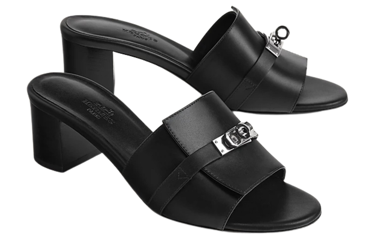 (W) HERMES Kelly Gigi Sandal 'Black Calfskin' 圖 3