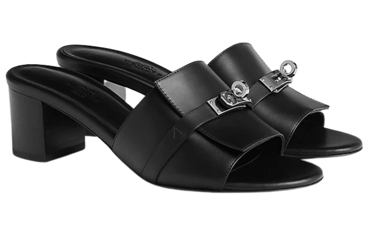 (W) HERMES Kelly Gigi Sandal 'Black Calfskin' 圖 4