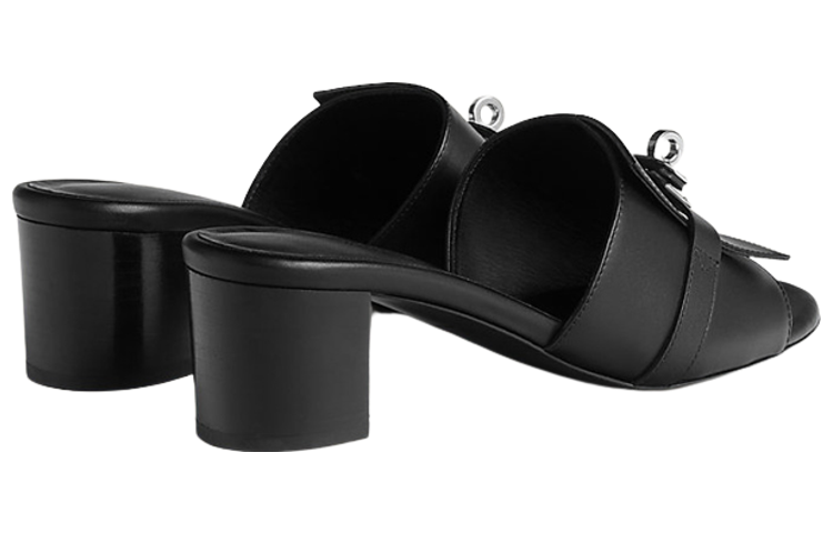 (W) HERMES Kelly Gigi Sandal 'Black Calfskin' 圖 5