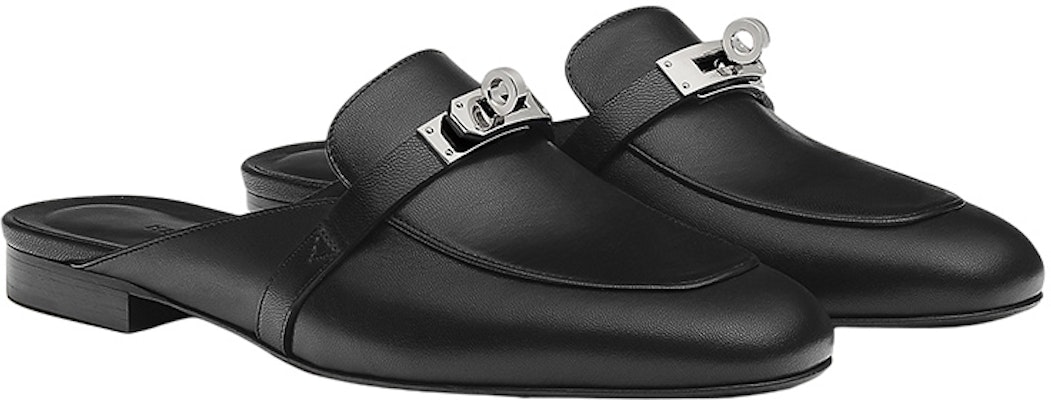 (W) HERMES Kelly Oz Mule 'Kulit Kambing Hitam' H212295Z-01 Lookbook (W) HERMES Kelly Oz Mule 'Kulit Kambing Hitam' H212295Z-01
