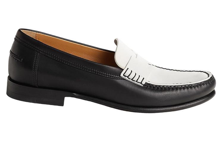 (W) HERMES Kennedy Loafer 'Black and White' 圖 2