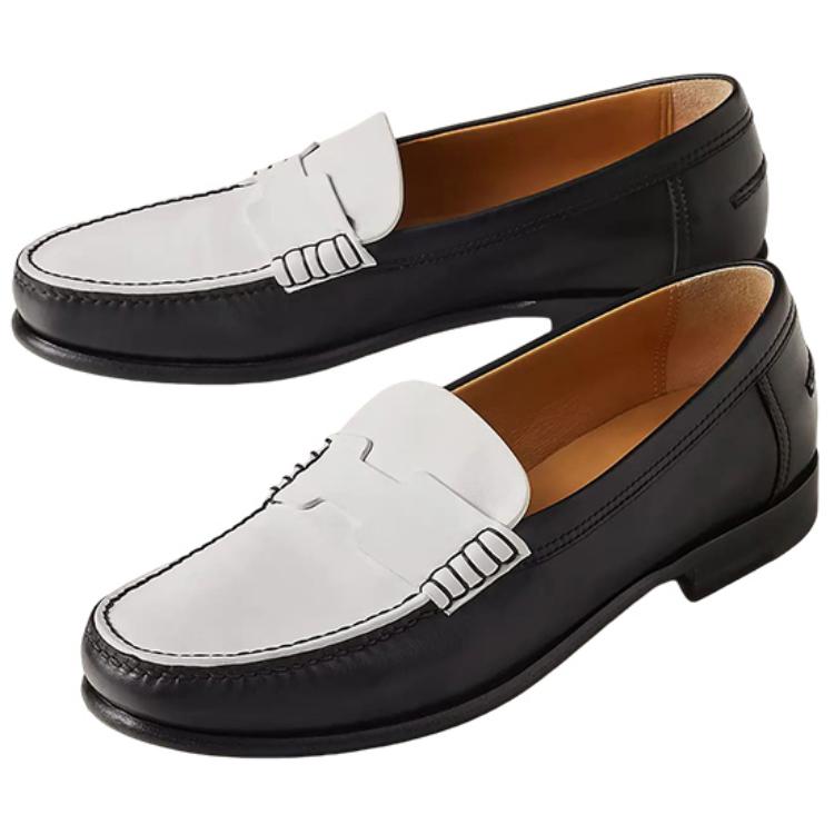 (W) HERMES Kennedy Loafer 'Black and White' 圖 3