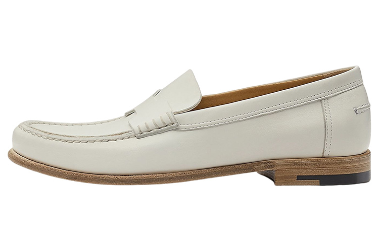 (Women) HERMES Kennedy Loafer 'White Leather' H221058Z-90