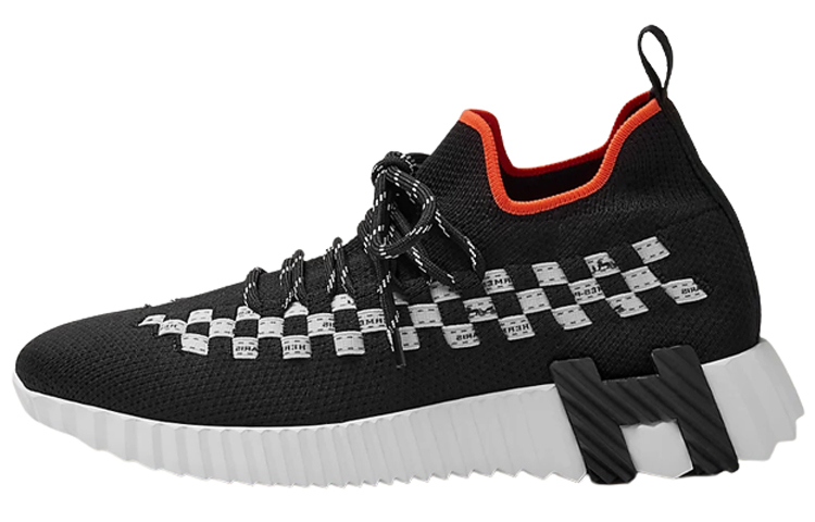 Buy HERMES 愛馬仕 針織運動鞋 女款 黑白