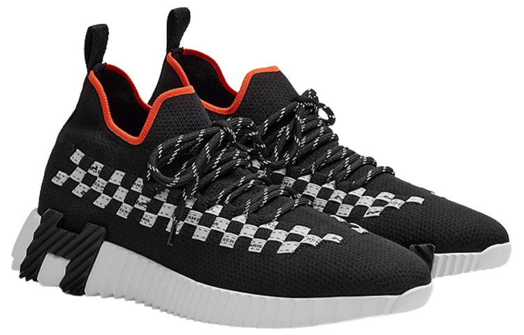 Lookbook HERMES 愛馬仕 針織運動鞋 女款 黑白