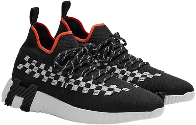 (W) HERMES Kasut Rajut 'Hitam Putih' H222161Z-02 Lookbook (W) HERMES Kasut Rajut 'Hitam Putih' H222161Z-02