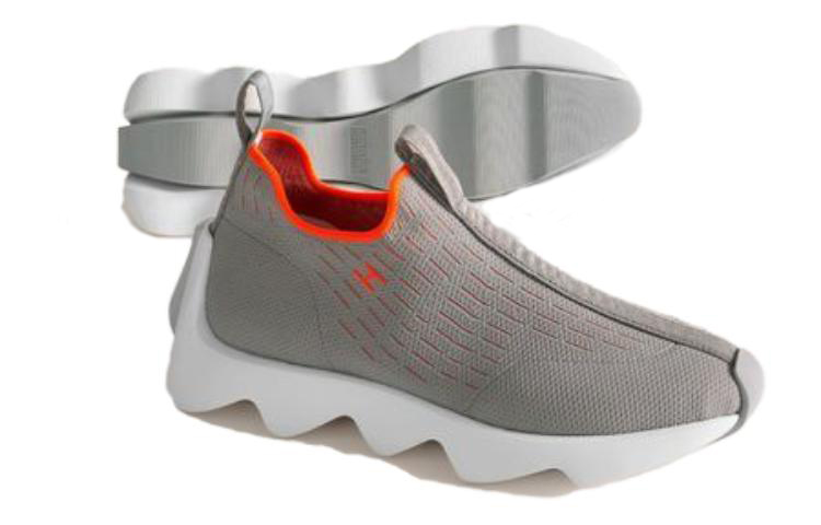 Purchase (W) エルメス グレーニットスニーカー H221170Z-81