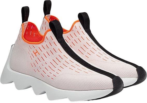 (W) Sneakers HERMES Rajut 'Putih' H221170Z-91 Lookbook (W) Sneakers HERMES Rajut 'Putih' H221170Z-91