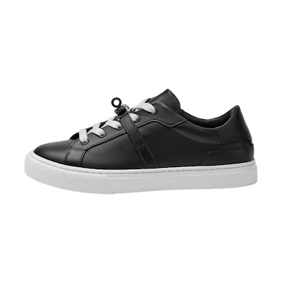 (W) HERMES Lace-up Fashion Sneaker 'Black'