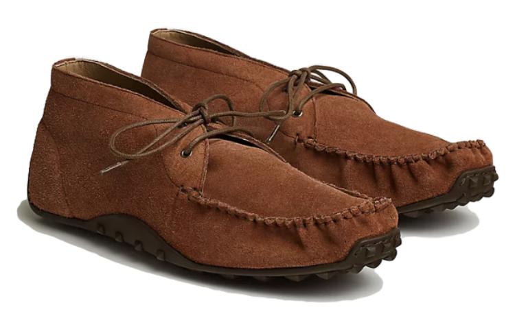 Order HERMES 愛馬仕 系帶 圓頭 短靴 女款 棕色