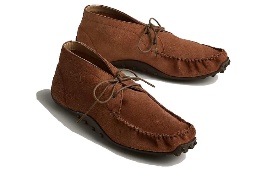 Lookbook HERMES 愛馬仕 系帶 圓頭 短靴 女款 棕色