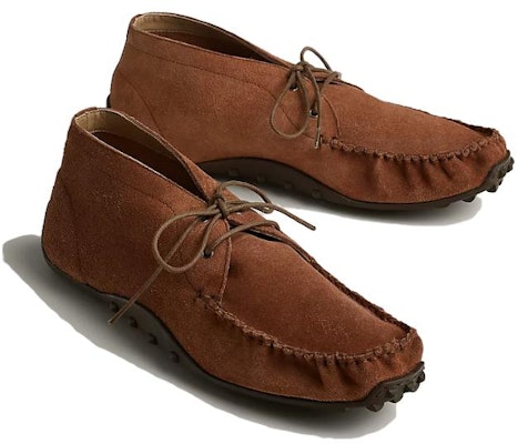 (W) HERMES Kasut Ankle Bertumit Bulat Bertali 'Coklat' H231305Z-54 Lookbook (W) HERMES Kasut Ankle Bertumit Bulat Bertali 'Coklat' H231305Z-54