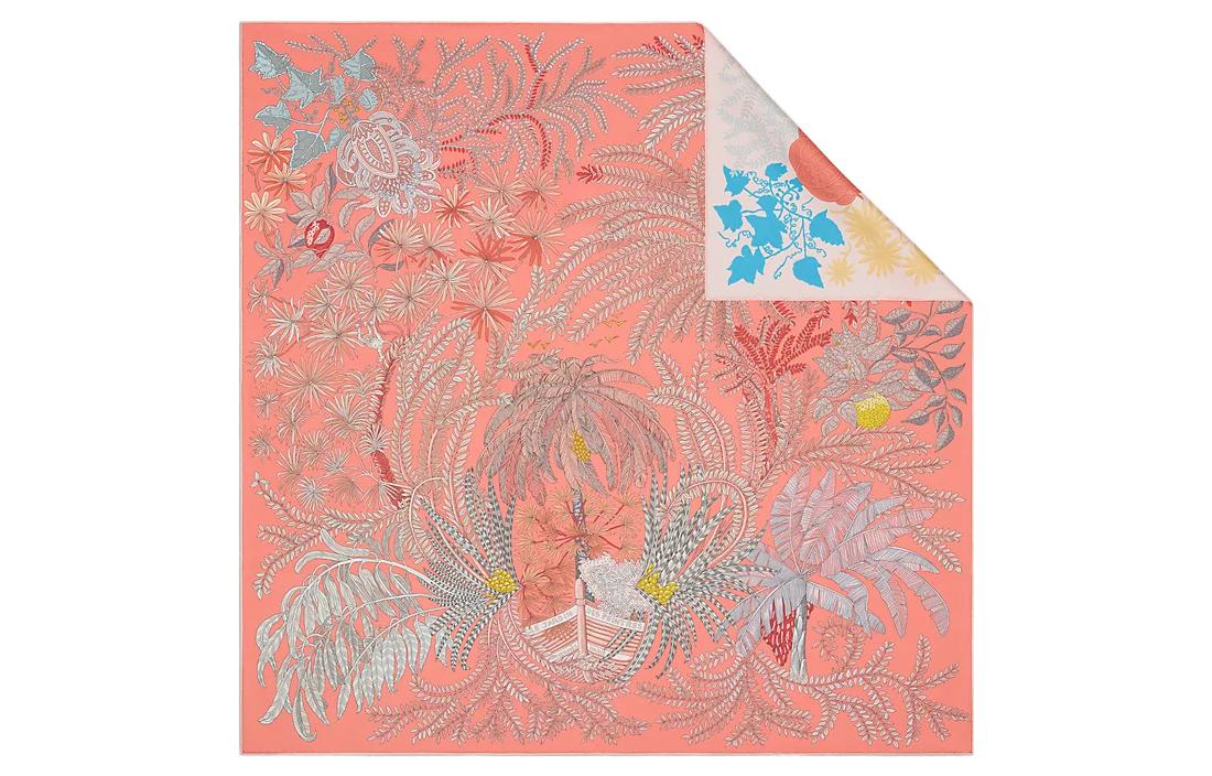 (Women) HERMES Le Jardin des Peintres Printed Silk Scarf for Women H903908S-01