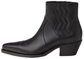 (Women) HERMES Leather Ankle Boot 'Black Fashion Slip-On' H231996Z-H02 (Women) HERMES Leather Ankle Boot 'Black Fashion Slip-On' H231996Z-H02