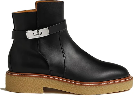 (Women) HERMES Leather Ankle Boot 'Comfortable Fashion Black' H232067Z-02 Order (Women) HERMES Leather Ankle Boot 'Comfortable Fashion Black' H232067Z-02