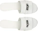 Purchase (Women) HERMES Leather Block Heel Slide Sandal 'White' H231063Z-90