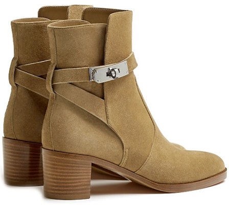 (Women) HERMES Leather Buckle Ankle Boot 'Brown' H222093Z-BK Purchase (Women) HERMES Leather Buckle Ankle Boot 'Brown' H222093Z-BK