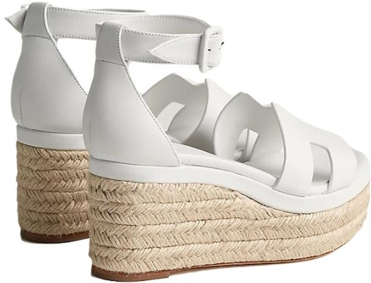 (W) Sandal Hak Tinggi Tali Pergelangan Kaki HERMES Kulit Buckle 'Putih' H231307Z-90 Shop (W) Sandal Hak Tinggi Tali Pergelangan Kaki HERMES Kulit Buckle 'Putih' H231307Z-90