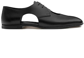 (W) HERMES Sepatu Kulit Cut-Out Datar 'Hitam' H221024Z-02 Order (W) HERMES Sepatu Kulit Cut-Out Datar 'Hitam' H221024Z-02