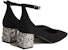 (Women) HERMES Leather Fashion 'Black Chunky Heel' H231212Z-02