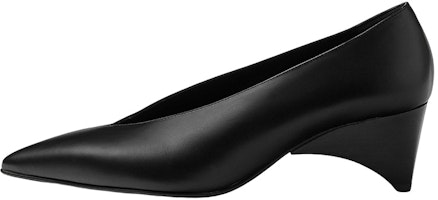 (Women) HERMES Leather Fashion Low Mid-Heel 'Alien Heel Black' H222016Z-02 (Women) HERMES Leather Fashion Low Mid-Heel 'Alien Heel Black' H222016Z-02