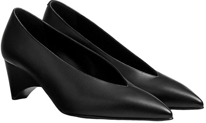 (Women) HERMES Leather Fashion Low Mid-Heel 'Alien Heel Black' H222016Z-02 Order (Women) HERMES Leather Fashion Low Mid-Heel 'Alien Heel Black' H222016Z-02