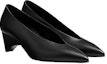 Lookbook (W) HERMES Kulit Fesyen Tumit Rendah Tengah 'Alien Heel Hitam' H222016Z-02