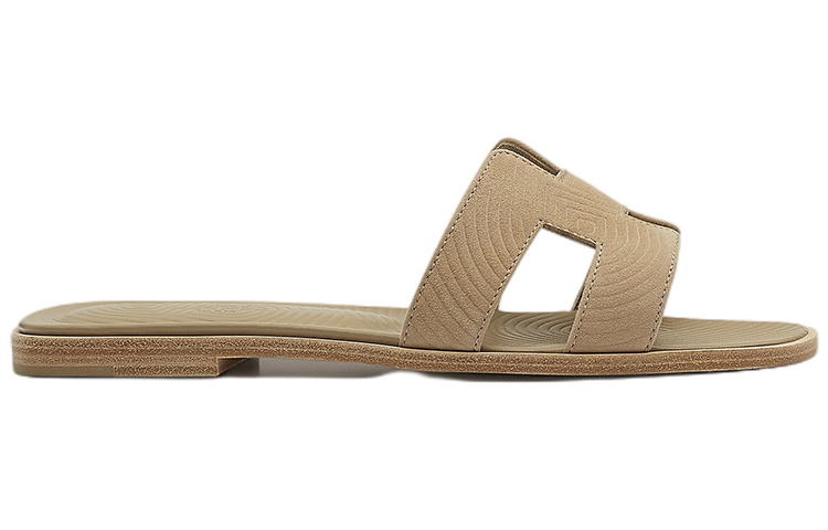 (W) HERMES Leather Flat 'Milk Tea' 圖 2