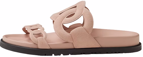 (Women) HERMES Leather Flat Sandals 'Pink Fashion' H222301Z-R0 (Women) HERMES Leather Flat Sandals 'Pink Fashion' H222301Z-R0